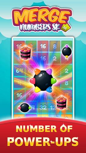 2048 Number Merge Games Puzzle Schermafbeelding 3