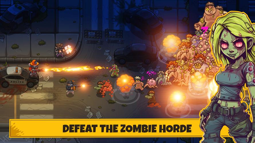 Dead World Heroes: Zombie Rush Schermafbeelding 1