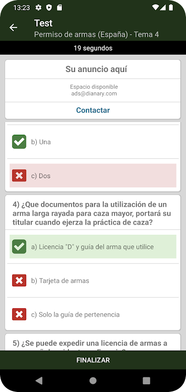 ExamenesCazador.com Screenshot 2