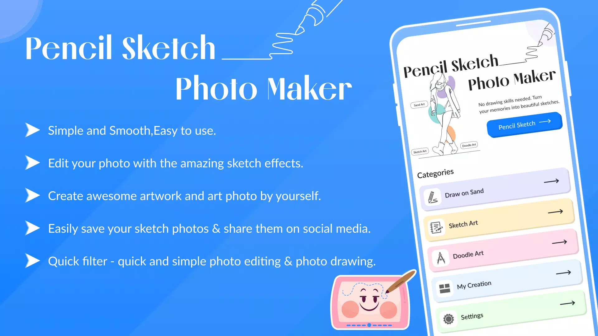 Pencil Sketch Photo Maker應用截圖第2張