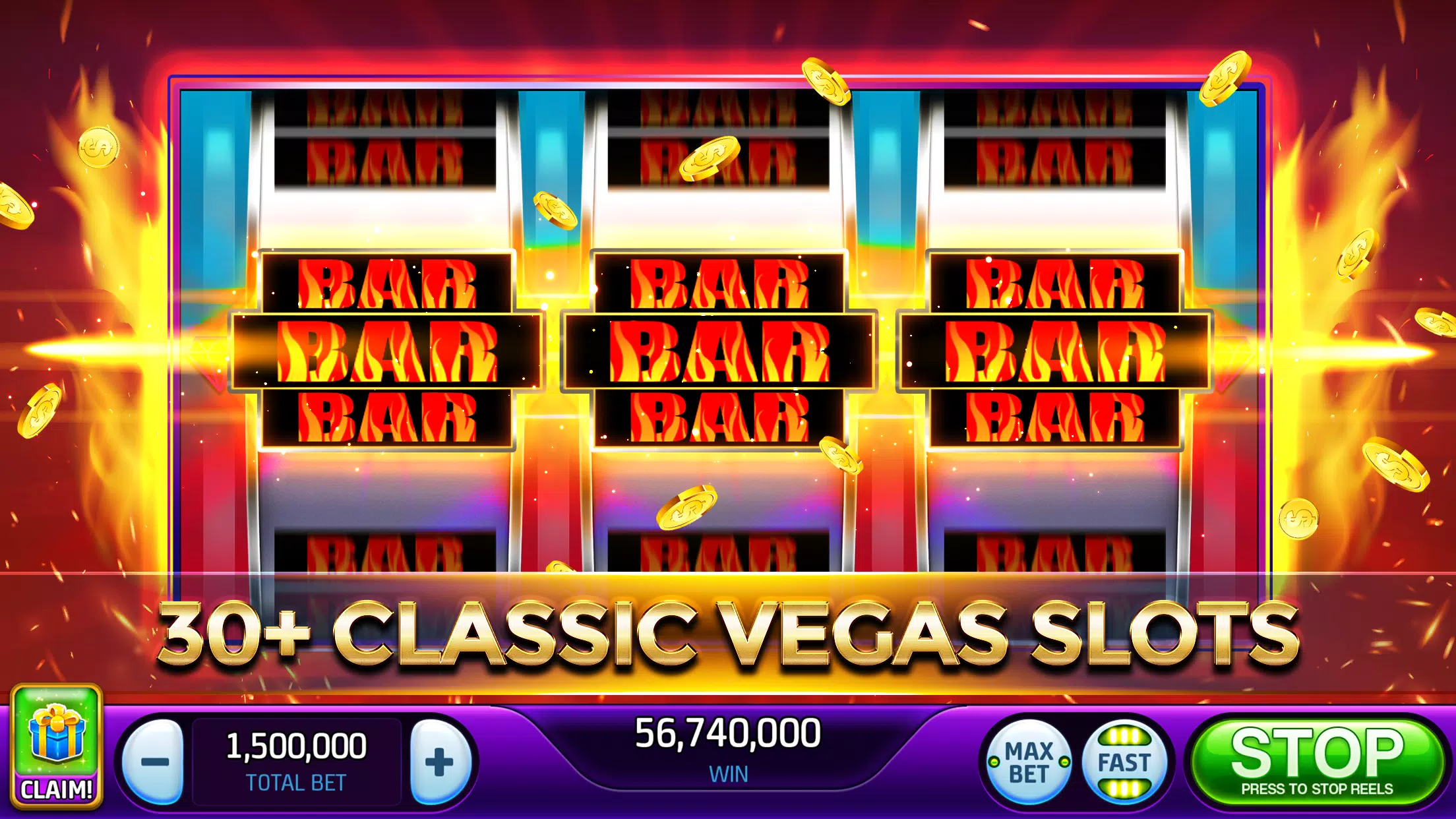 Vegas Classic Slots—777 Casino स्क्रीनशॉट 0