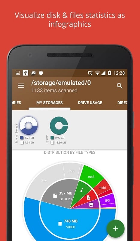 Storage Analyzer & Disk Usage Capture d'écran 0