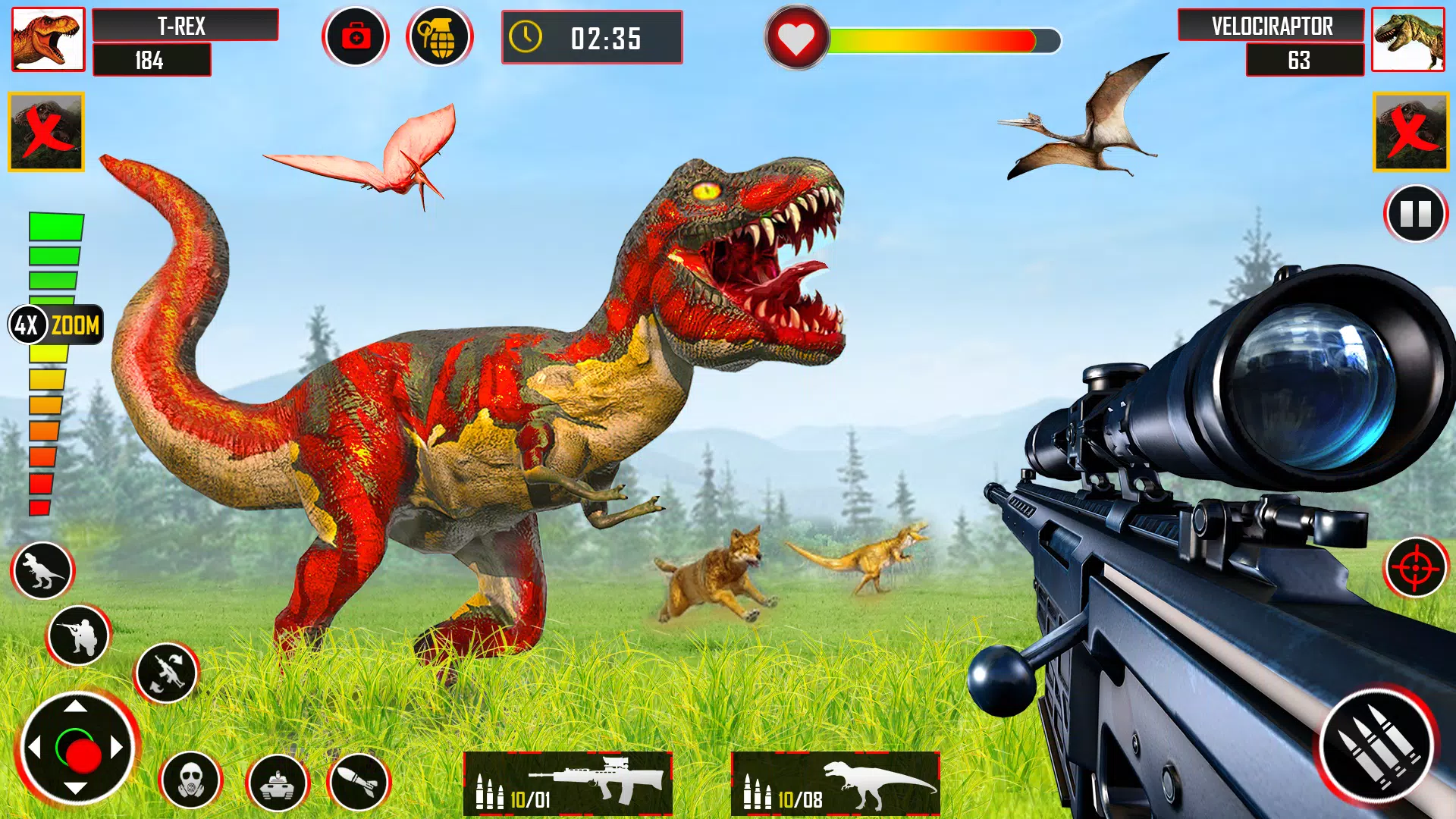 Wild Dino Hunting - Gun Games Ảnh chụp màn hình 1