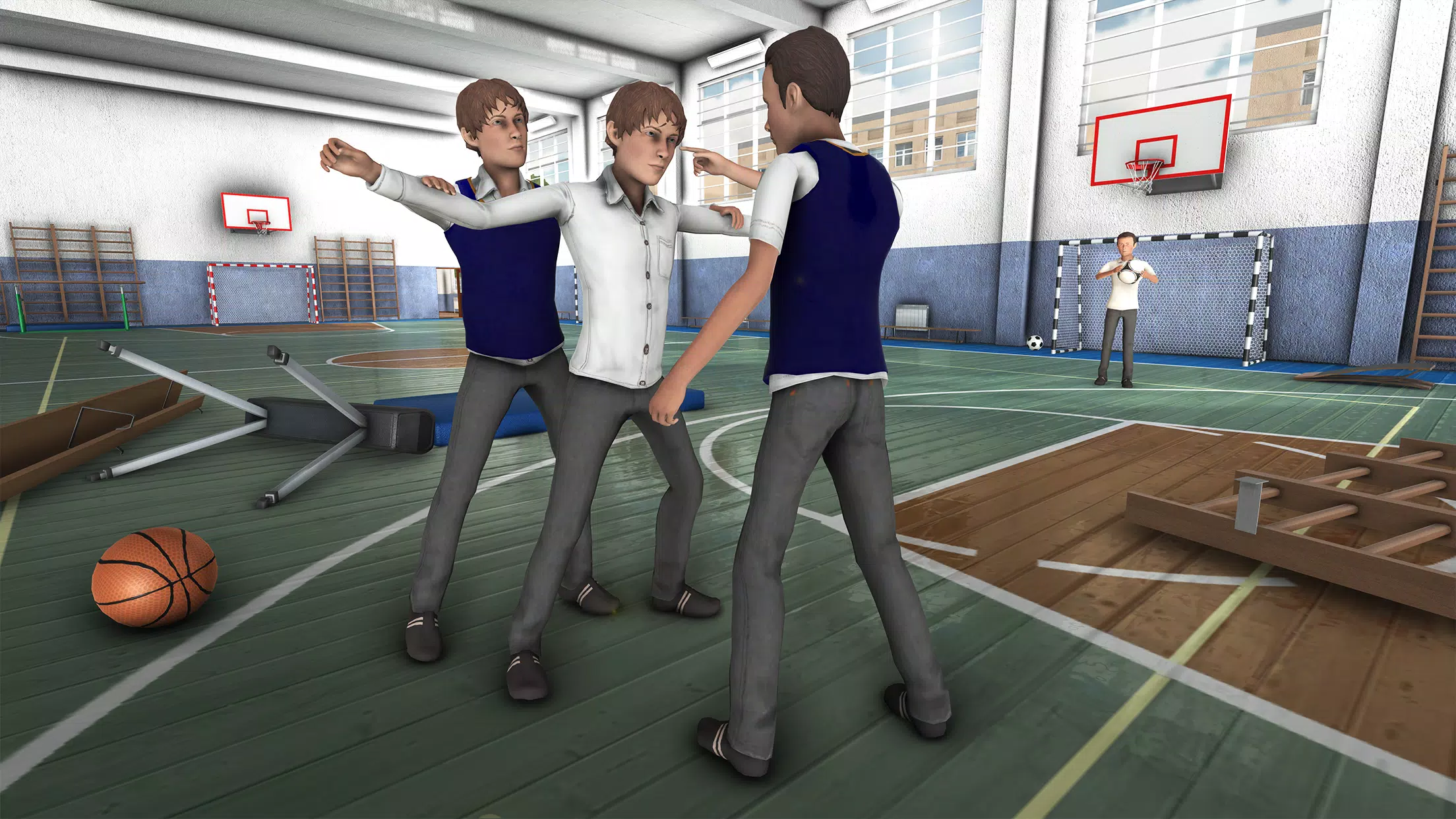 Bad Guys at School: Bad Boy 3D Capture d'écran 2