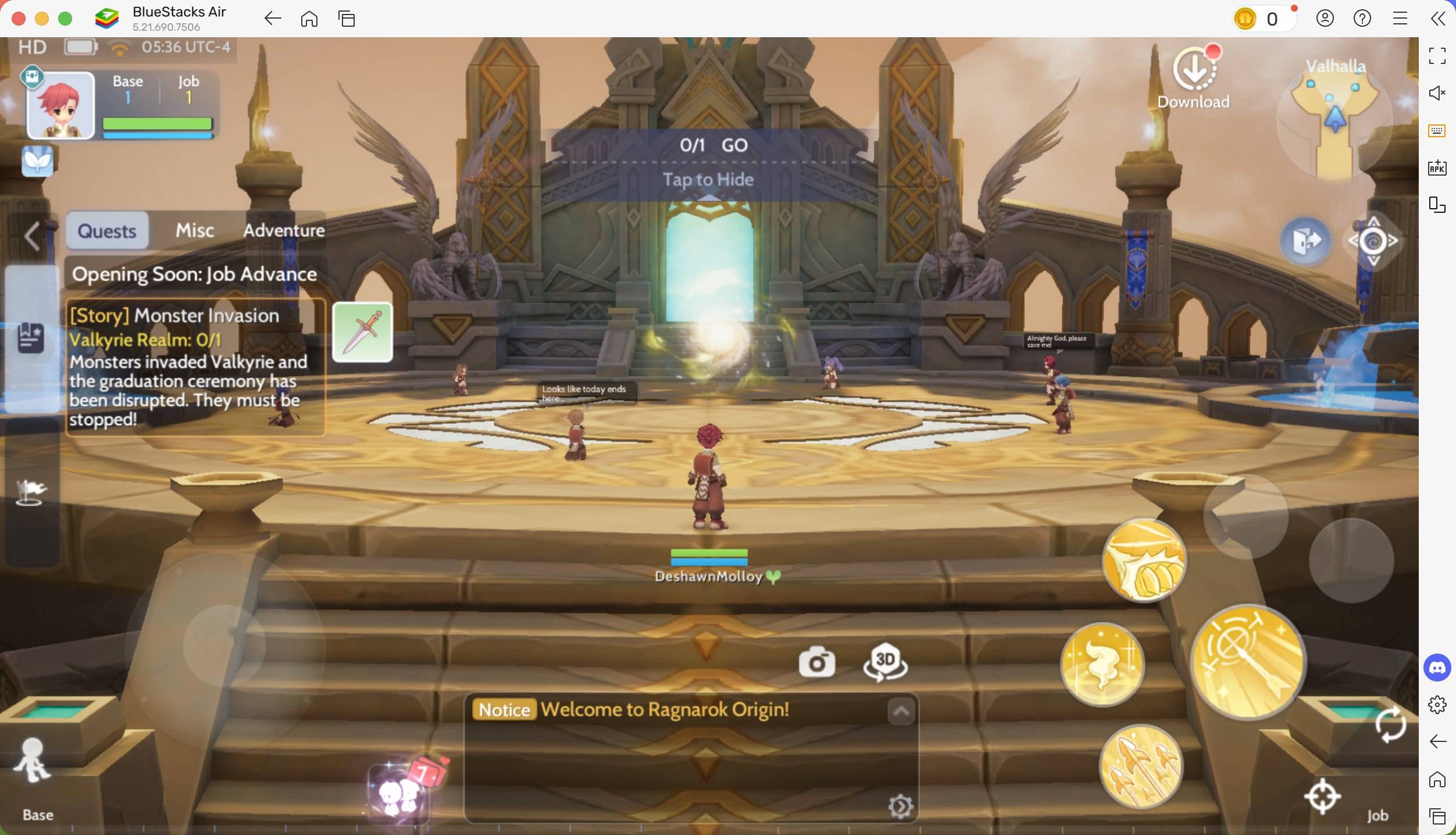 Kickstart Your Fantasy MMO Adventures in Ragnarok Origin: Roo sur votre appareil Mac