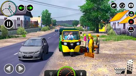 US Tuk Tuk Auto Rickshaw Games Capture d'écran 1