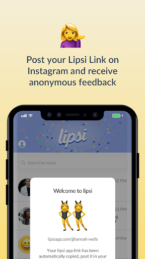 Lipsi - Anonymous messaging Screenshot 2