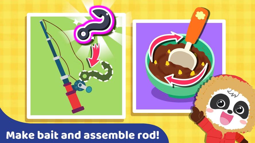 Bebê Panda: Pescaria Captura de tela 1
