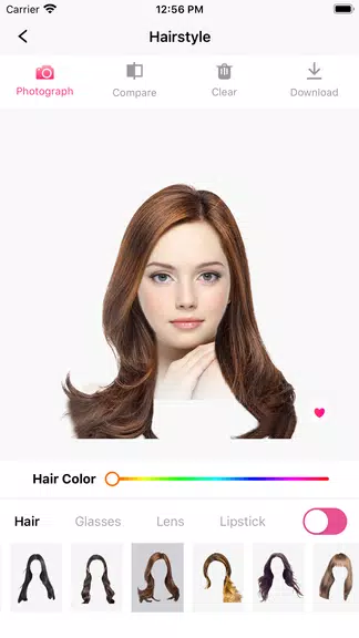 Hair Makeover-modiface・haircut应用截图第1张