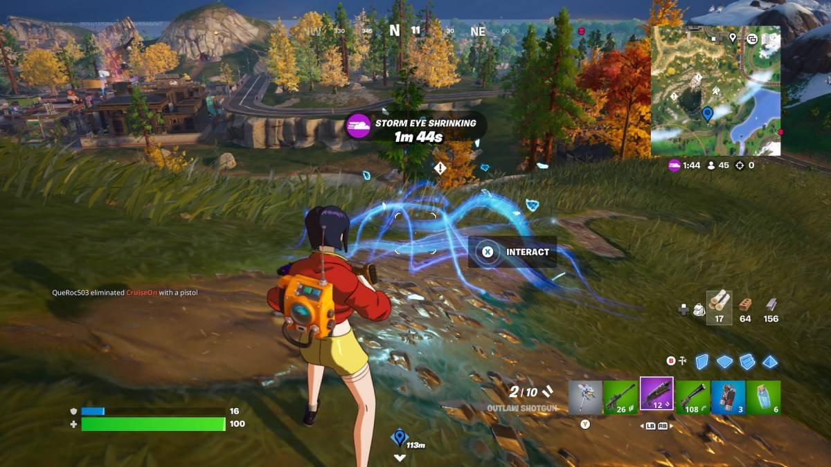 センサーバックパックに関する記事の一部として、Fortniteの神秘的なエネルギー署名。