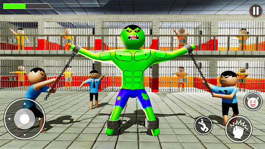 Incredible Monster: Superhero Prison Escape Games Zrzut ekranu 2