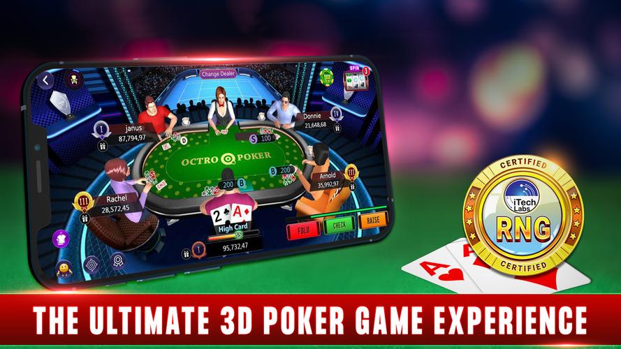 Octro Poker Capture d'écran 0