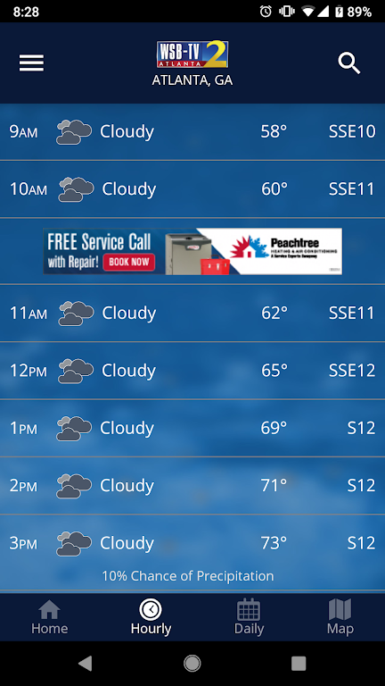 WSB-TV Weather Captura de tela 3