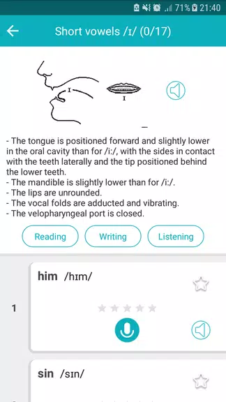 Speak English Pronunciation Screenshot 1
