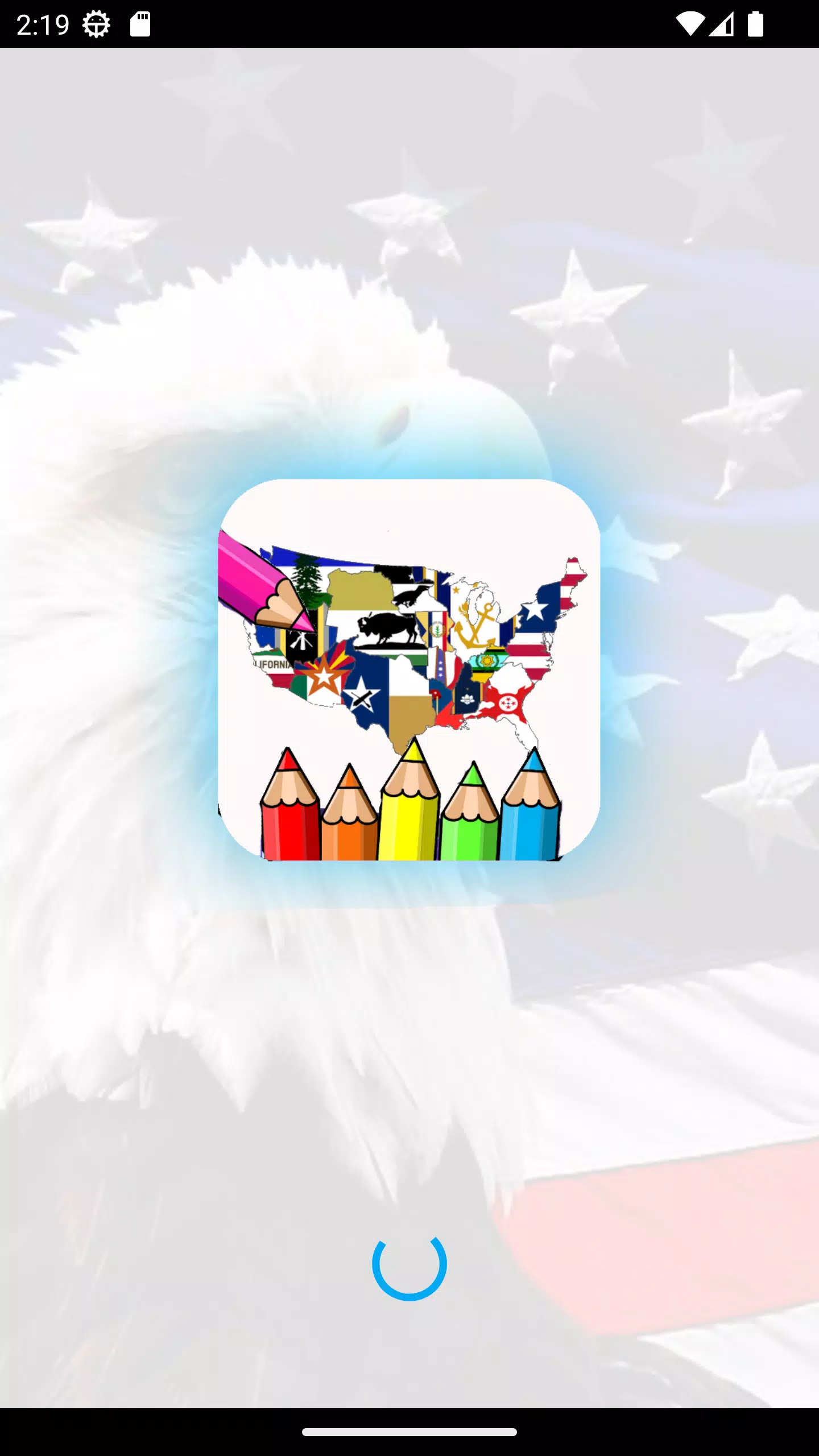 coloring flag of U.S. state Screenshot 1