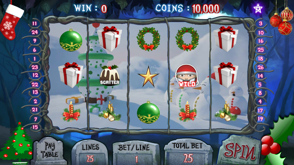 Christmas Jackpot : Real Casino Slot Master 777 Capture d'écran 1