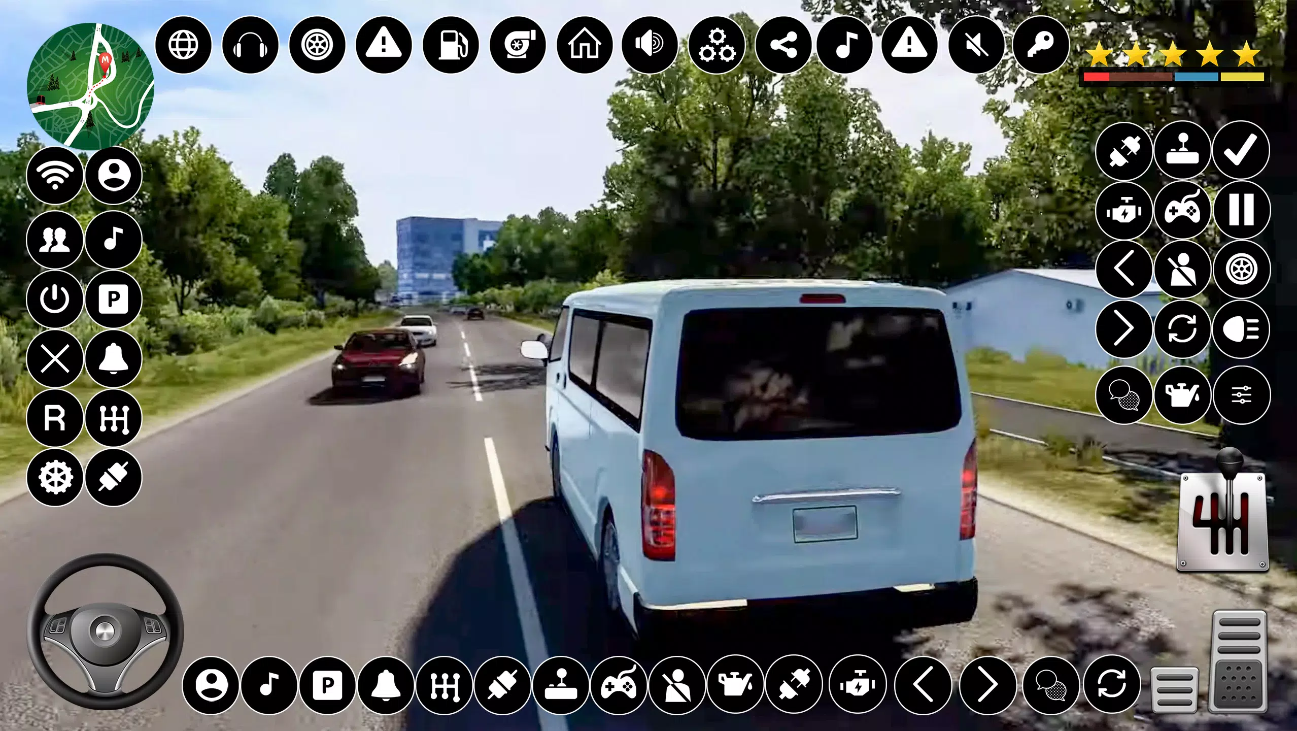 Schermata Car Games Dubai Van Simulator 2