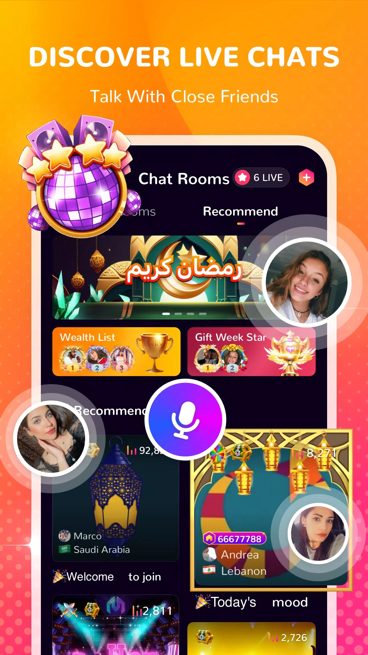 Honey Jar - Voice Chat & Party应用截图第3张