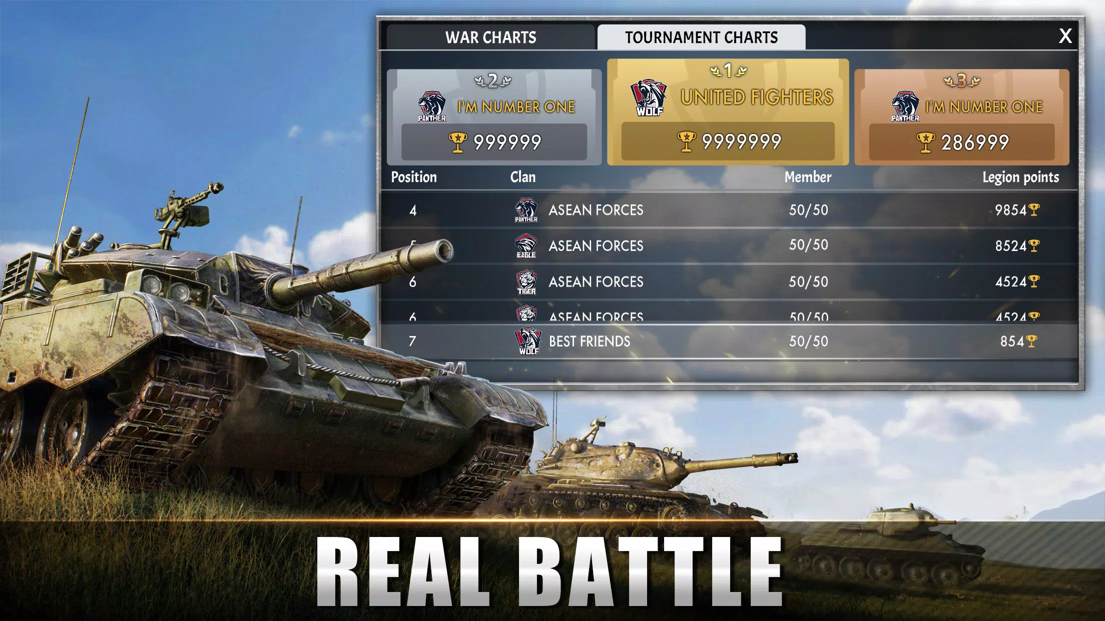 Tank Warfare: PvP Battle Game Screenshot 1