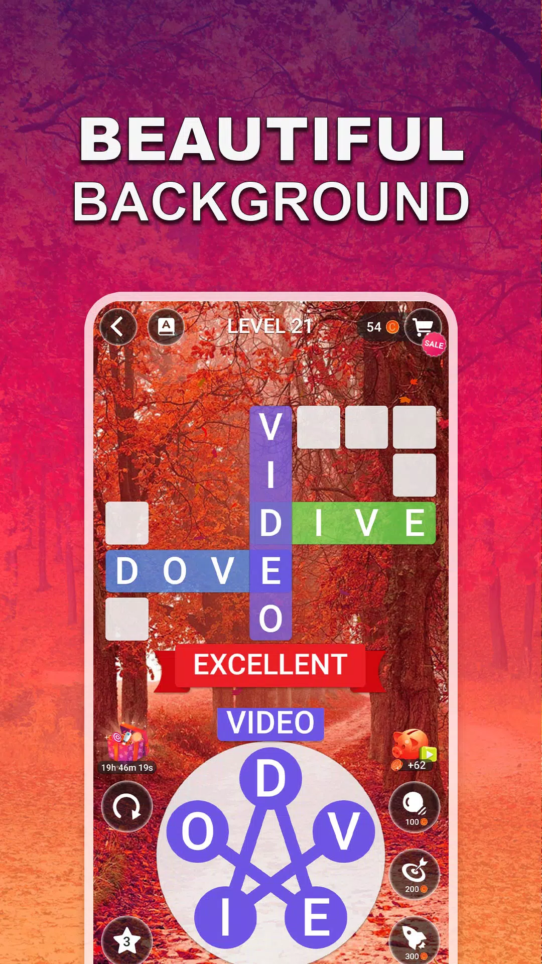 Word Rainbow - A crossword game Скриншот 3