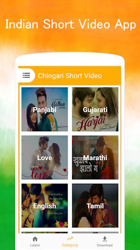 Moj Chingari TikTik - Indian short video app Tangkapan skrin 0