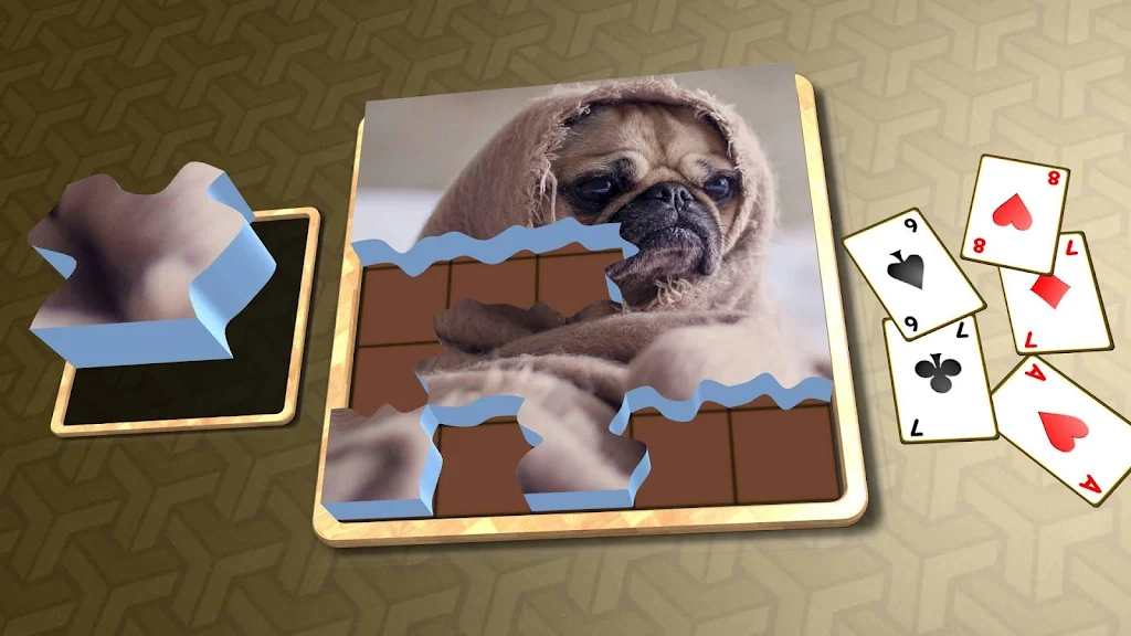 Jigsaw Solitaire - Dogs Zrzut ekranu 2