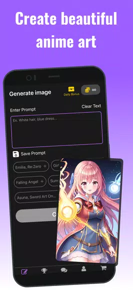 AI Image Generator - Anime Art ဖန်သားပြင်ဓာတ်ပုံ 0