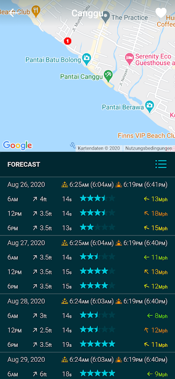 Spotadvisor Surf Forecast स्क्रीनशॉट 2