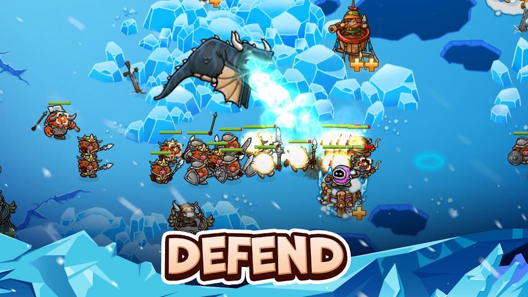 Crazy Defense Heroes - TD Game Mod Screenshot 0