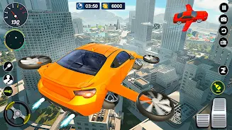 Car Games: Car Flying Games 3d Schermafbeelding 1