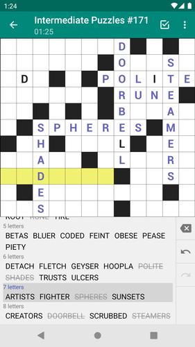 Fill-In Crosswords Скриншот 1