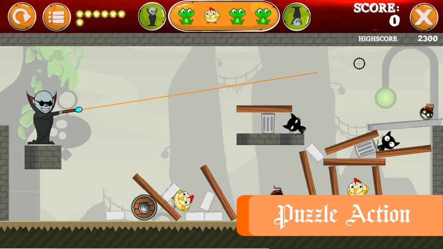 Mr Vampire - Physics Puzzle Screenshot 0