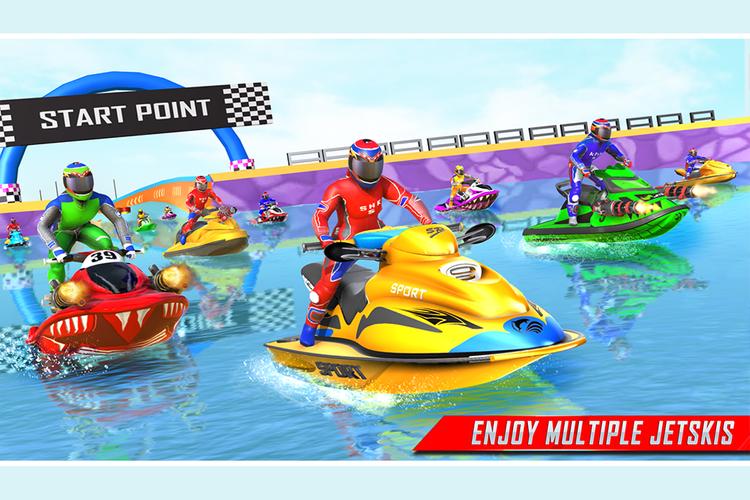 Schermata Jet Ski Racing Games 3D 3