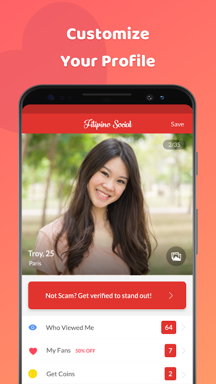 Filipino Social: Dating & Chat 스크린샷 1