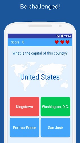 Schermata Capitals of the countries Quiz 1