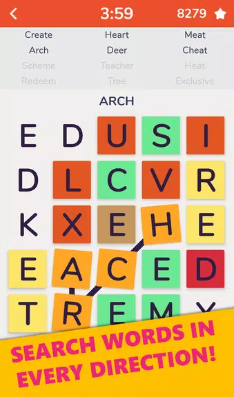 Word Find : Hidden Words Ảnh chụp màn hình 1