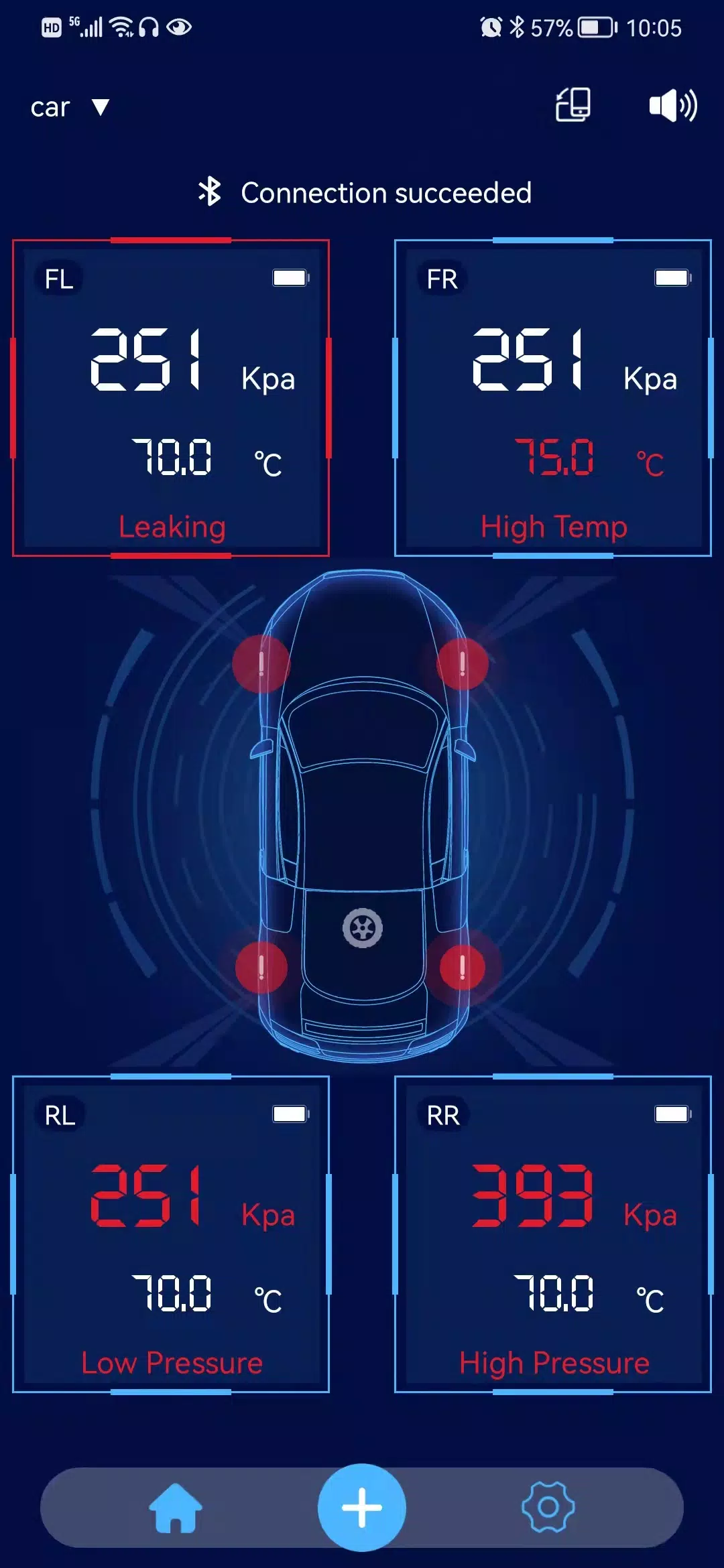 BL8 TPMS Скриншот 3