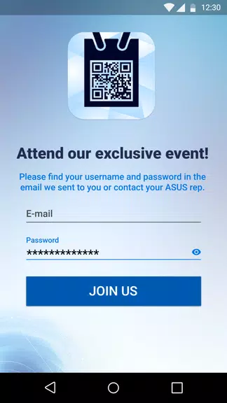 ASUS Invitation App Tangkapan skrin 0