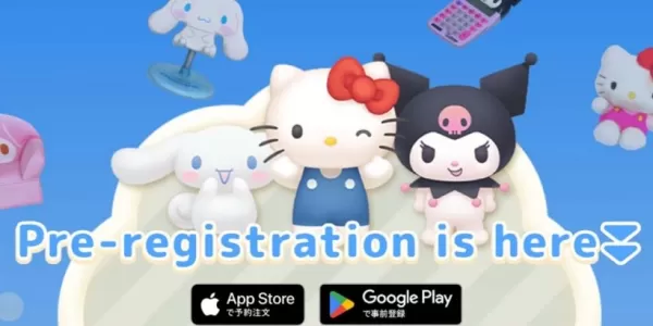 Pré-registro: Jogo combinatório da Hello Kitty com itens da Sanrio