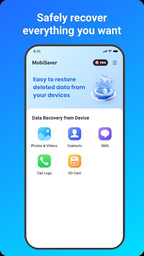 MobiSaver: Data&Photo Recovery स्क्रीनशॉट 0