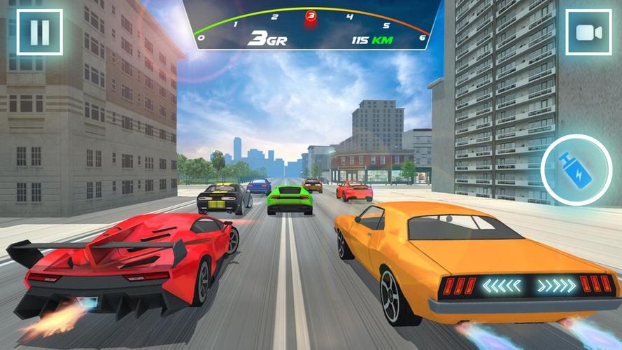 Street Car Racing-Nitro Fire 스크린샷 1