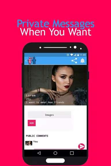 Teen Chat Room: Teen Dating App - Meet Teenagers Скриншот 1