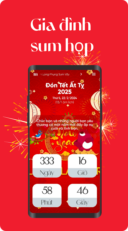 Vietnamese Tet 2025 Countdown应用截图第1张