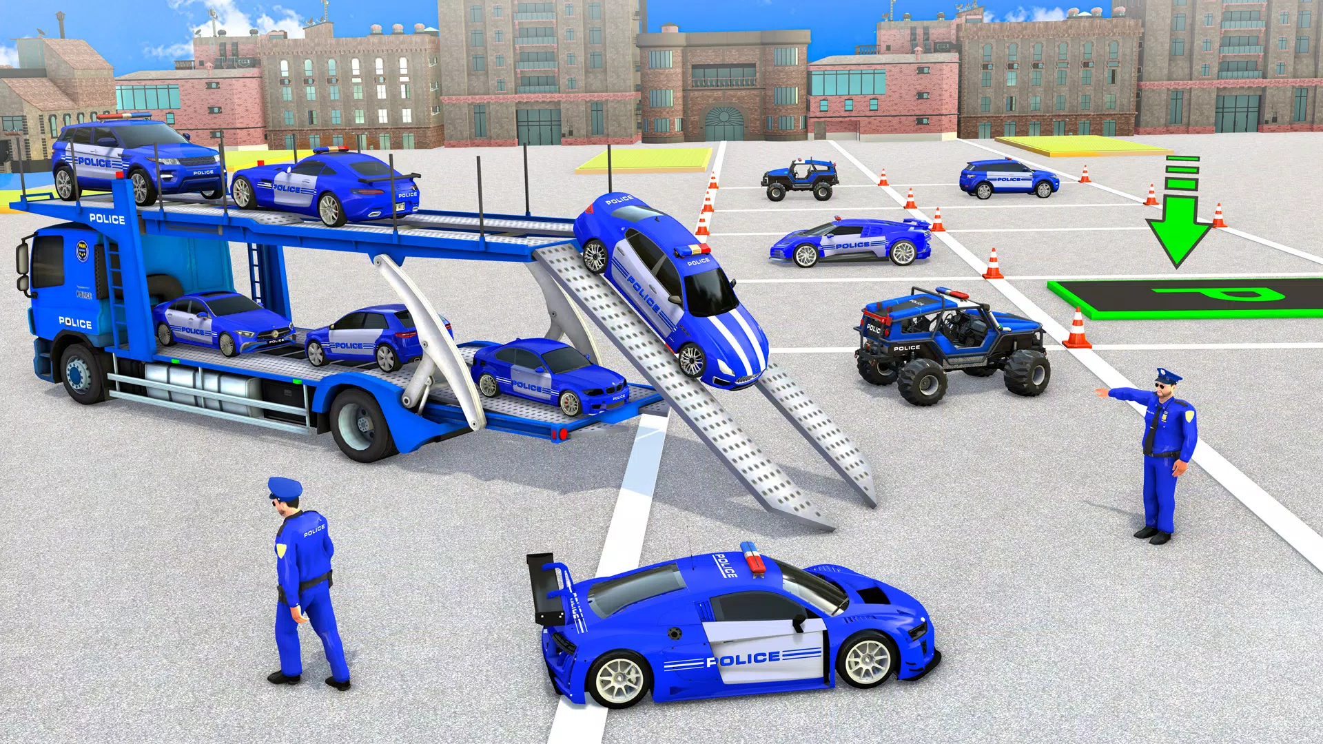 Schermata Crazy Car Transport Truck Game 0