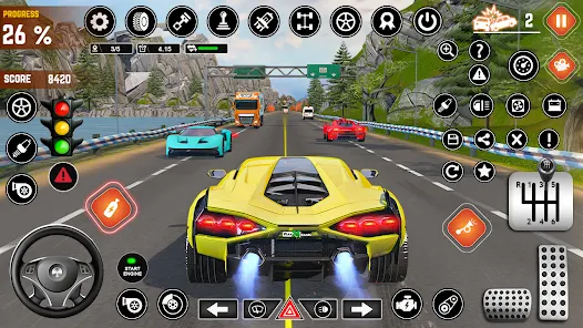 GT Car Racing Game Offline Capture d'écran 2