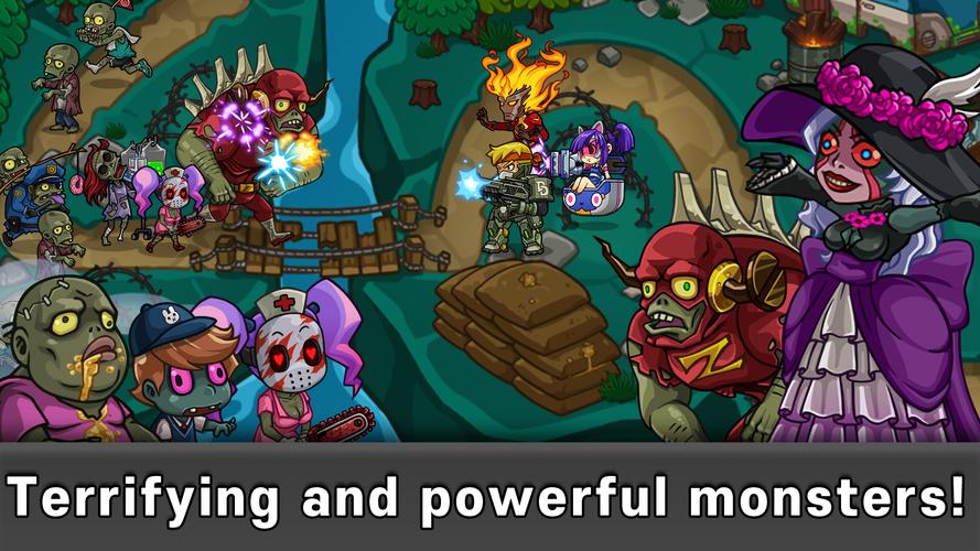 Heroes Defense: Attack Zombie Screenshot 3