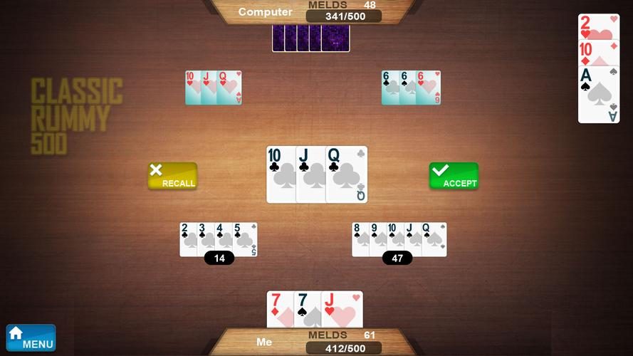 Rummy 500 Screenshot 1