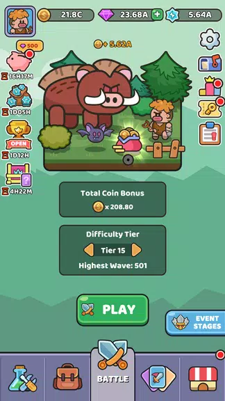 Wild Survival - Idle Defense Zrzut ekranu 2