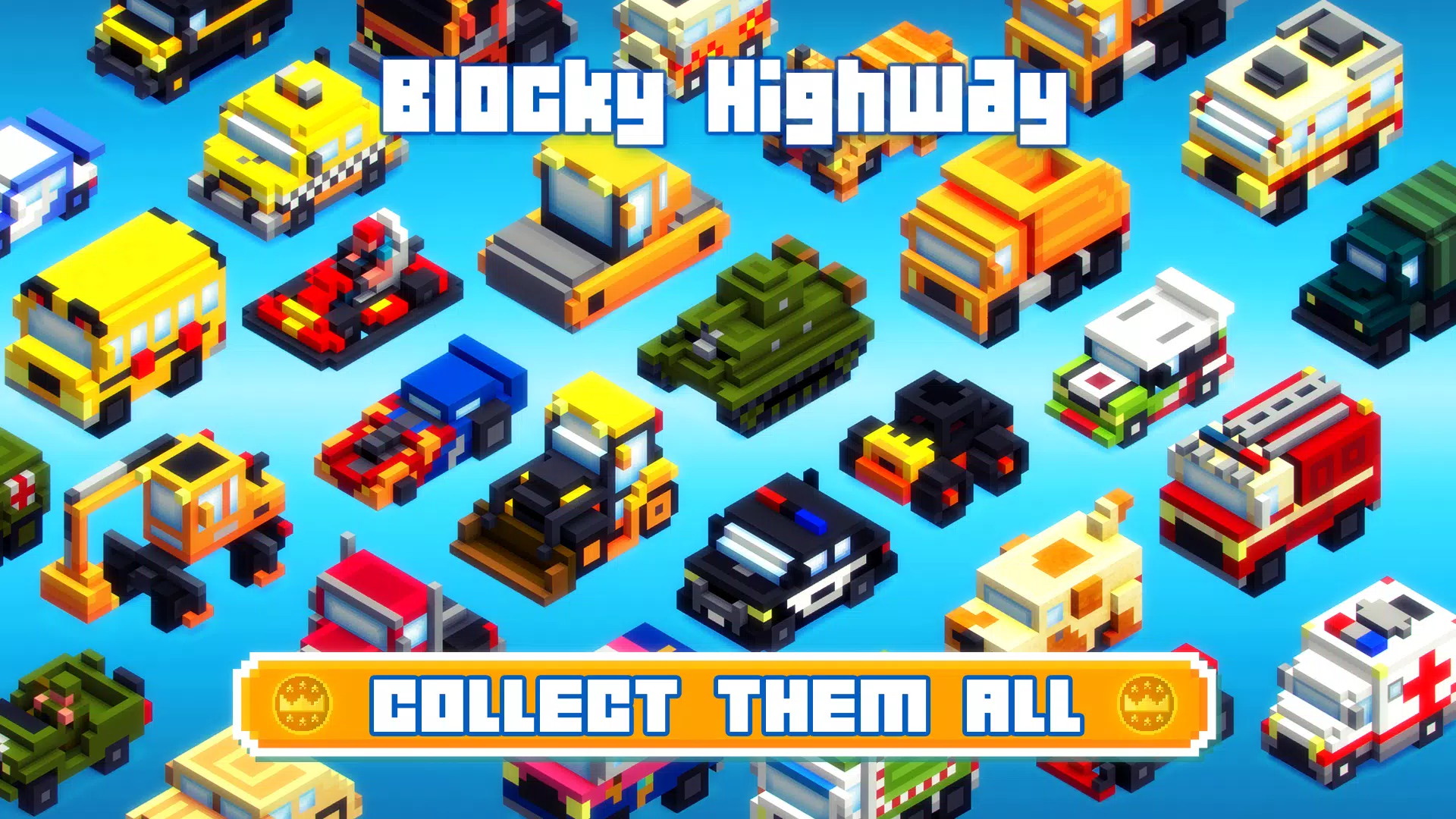 Blocky Highway ဖန်သားပြင်ဓာတ်ပုံ 2