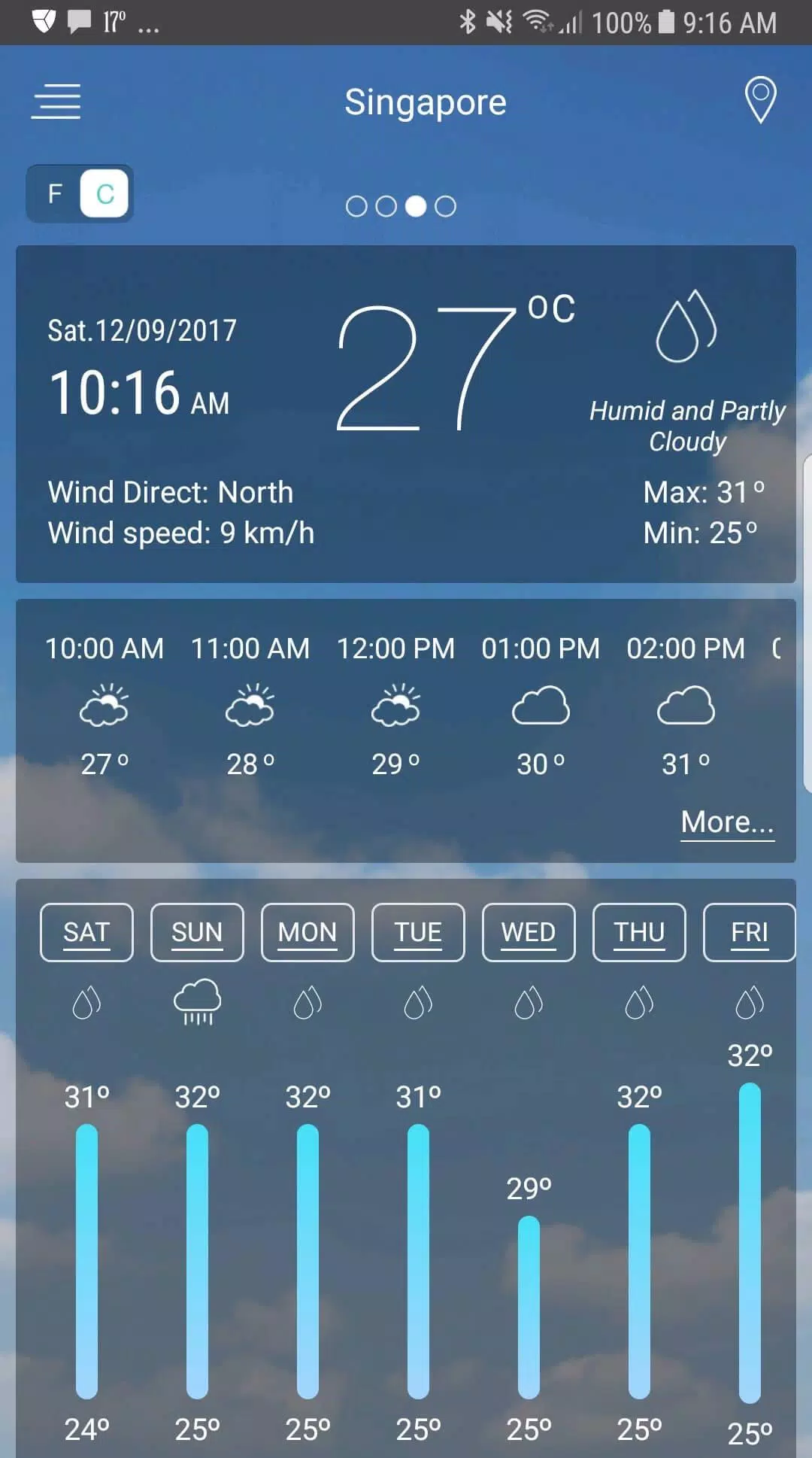 Weather app Screenshot 0